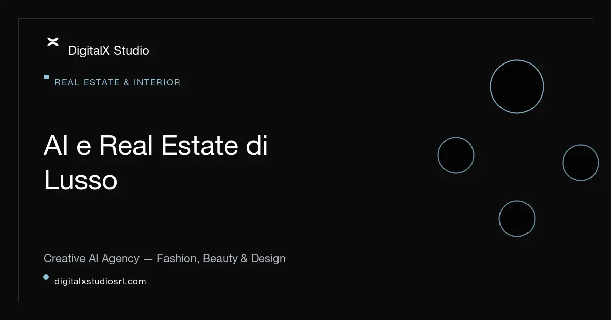 AI in luxury real estate: renders and virtual staging for premium properties