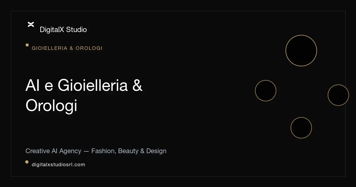 AI in luxury jewelry & watches: premium campaigns without a photo set