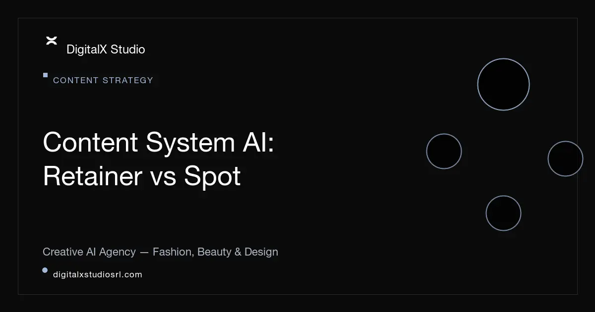 AI content systems: why a retainer beats one-off projects