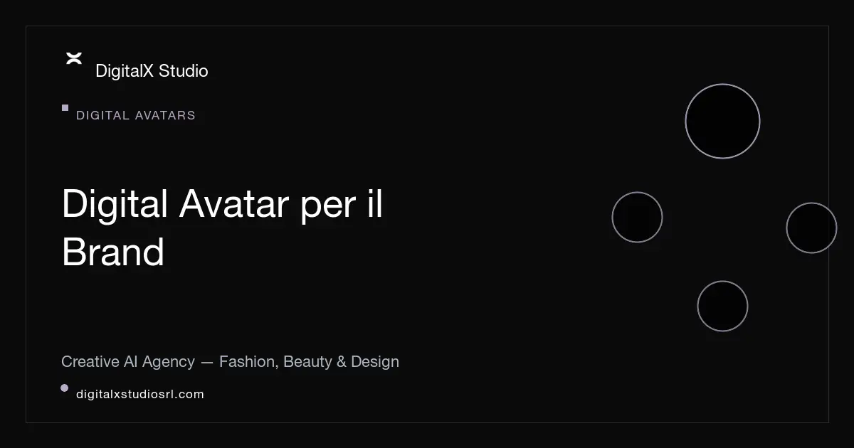 Digital avatar per brand: cosa sono e come utilizzarli nel marketing | DigitalX Studio