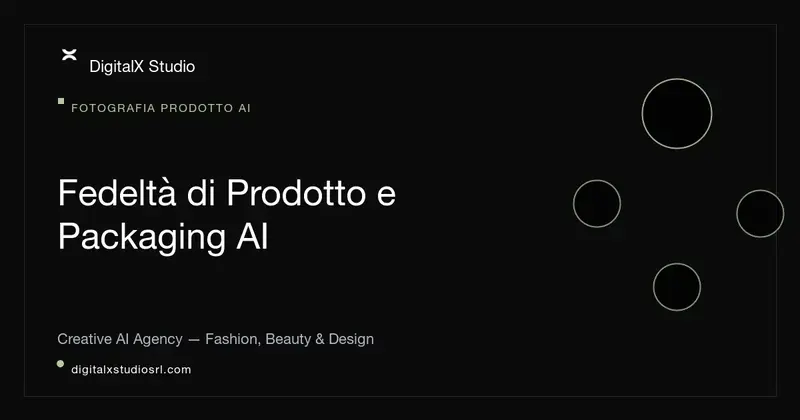 Come mantenere prodotto, logo e packaging fedeli nelle immagini AI