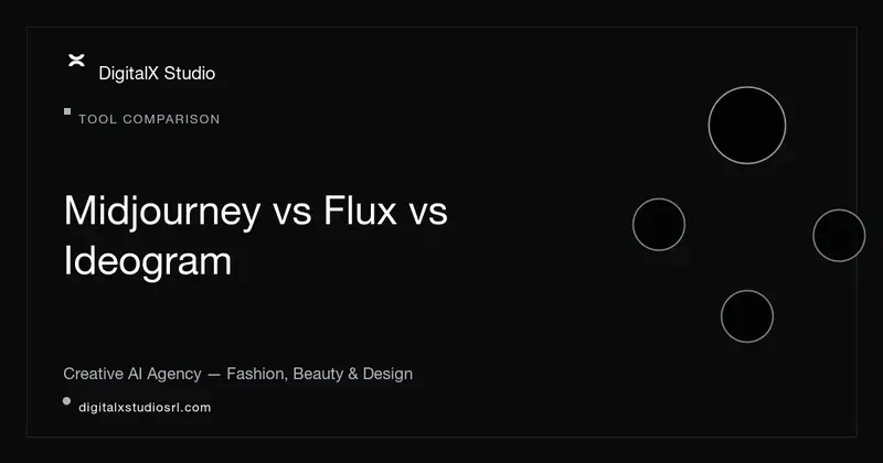 Midjourney vs Flux vs Ideogram: quale AI per la fotografia prodotto nel 2026