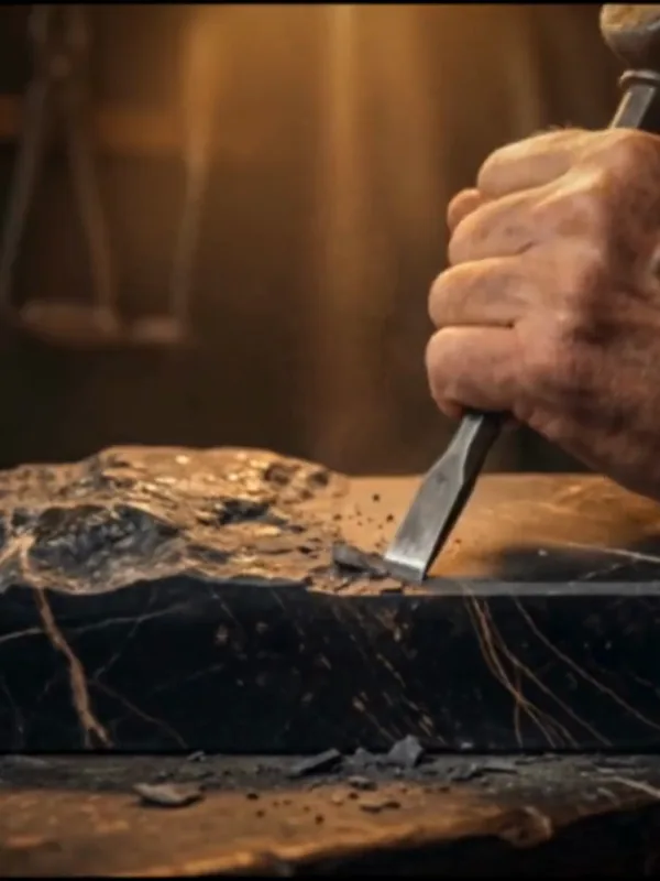 V2 Fragrance, scultura nel marmo | DigitalX Studio